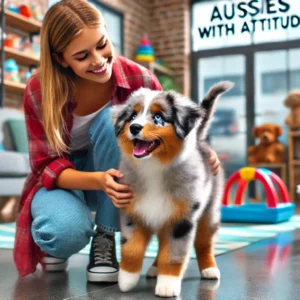 Australian Shepherd Welpe von Aussies with Attitude Australian Shepherd