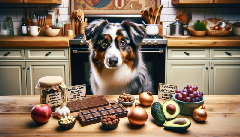 Aussie-Lebensmittel Gefährliche Lebensmittel für Hunde: