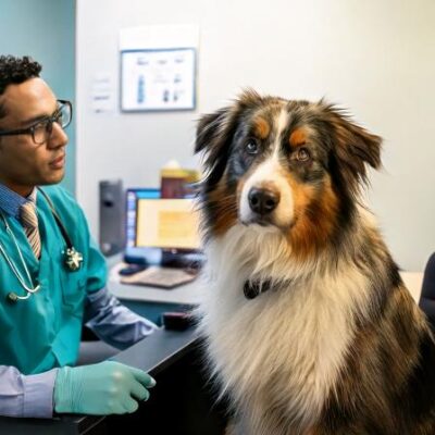 Farbfehler Australian Shepherd